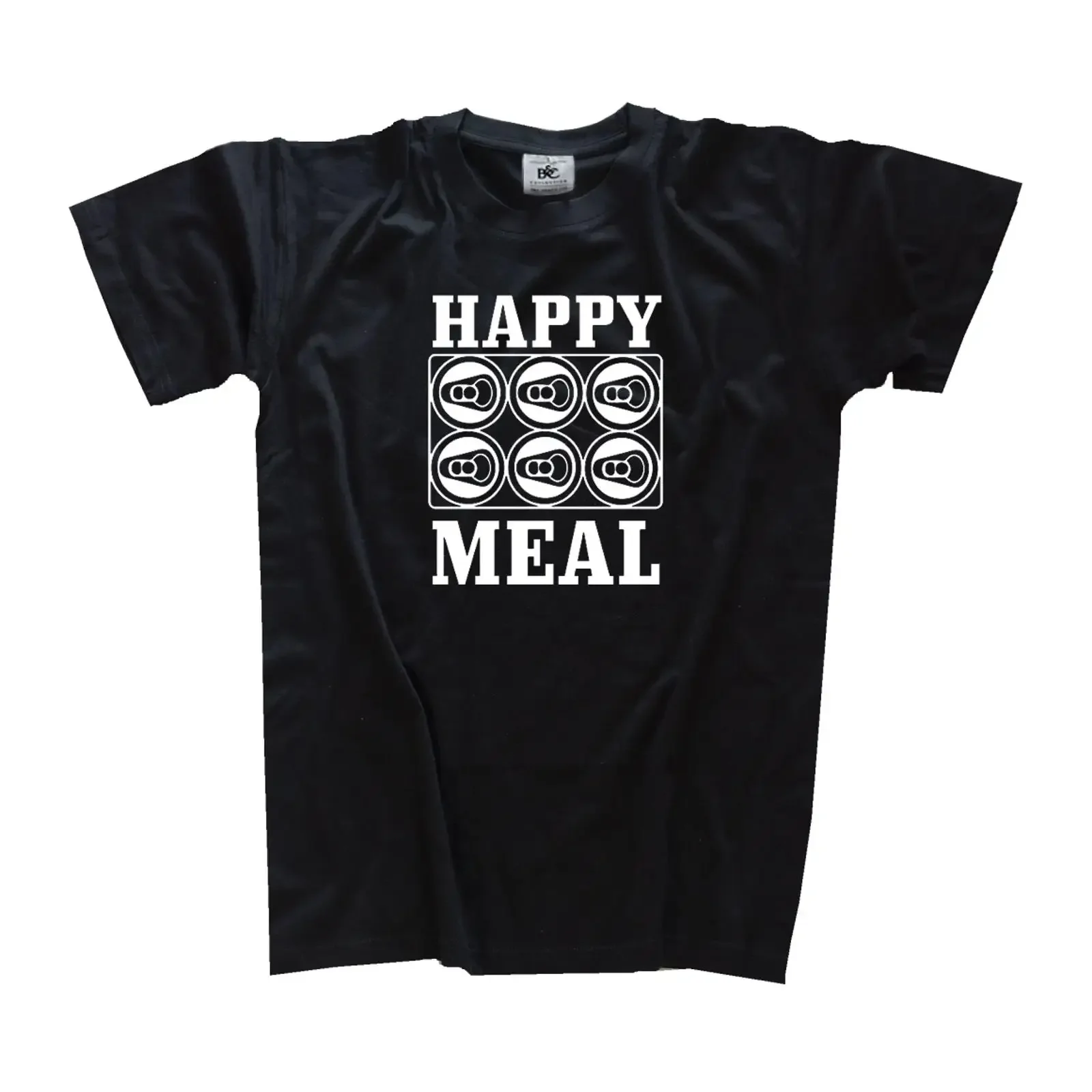 Happy Sixpack Meal Dosenbier Bier Beer Alkohol Party Junggesellenabschie T Shirt vintage Washed Stretched Casual