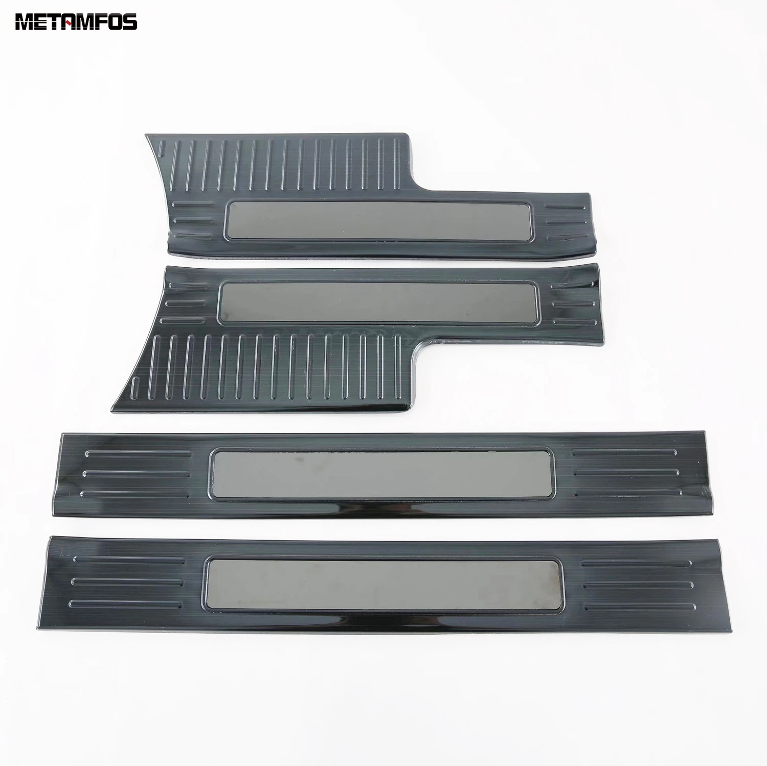 

Для Kia Mohave Borrego 2020-2024 2025: Стальные накладки на пороги, защитные накладки на двери, аксессуары для стайлинга автомобиля