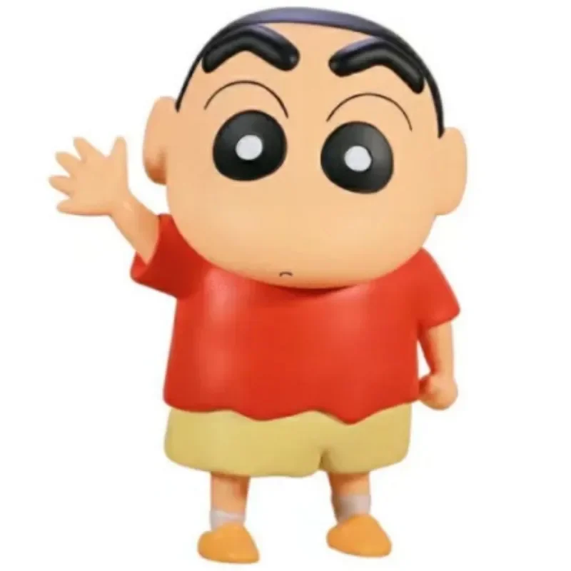 Nowa 18cm kredka Shin-chan Anime figurka japońskie śmieszne zabawki peryferyjne pokój regał dekoracja zabawki ozdoba zabawki