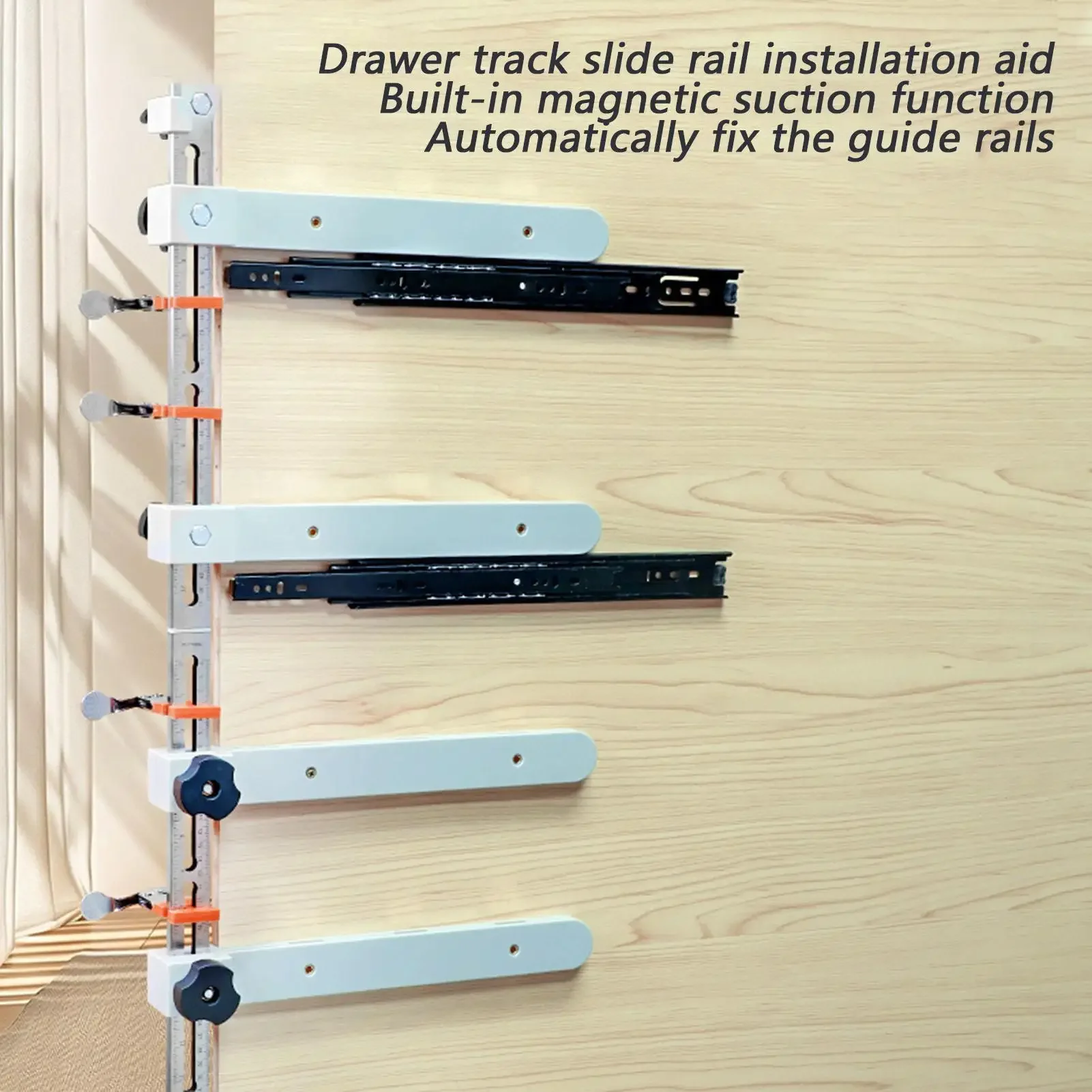 Cabinet Hardware Jig Cabinet Hardware Template With Toggle Clamp Magnetic Arm Stainless Rail Positioner Precision