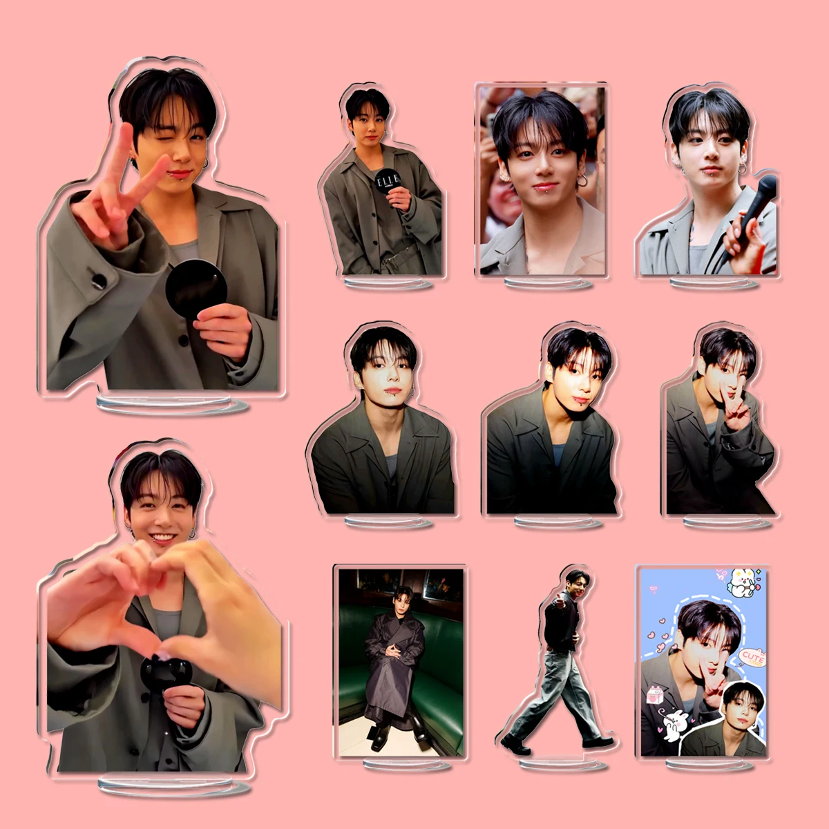 HD الاكريليك حامل سطح المكتب عروض الأزياء ديكور أرقام للمنزل الديكور مكتب زخرفة متعة البضائع صديق الهدايا جمع #1