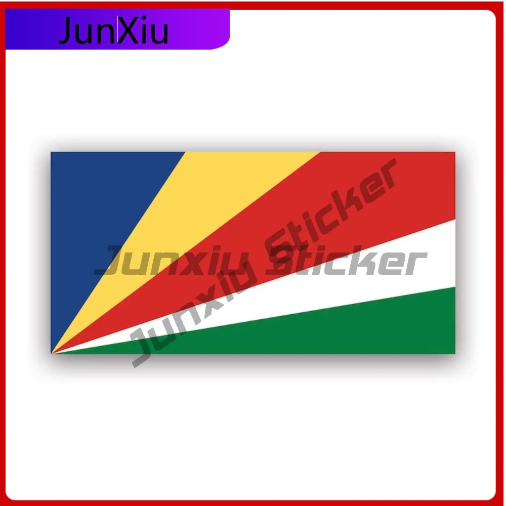

Seychellois Flag Sticker Creative Decals State Flag Patriotic Car Sticker Vinyl Decal Waterproof Durable Sun Resistant For Car