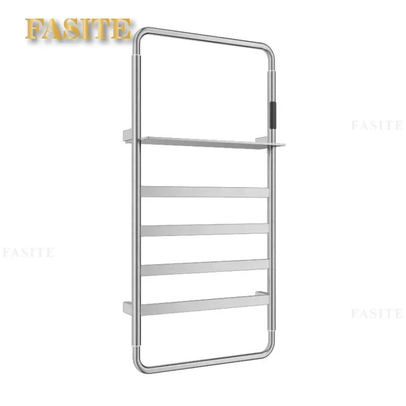 for 304 Stainless Steel Carbon Fiber Electric Towel Rack Bathroom Toilet Storage Bath Towel Drying Rack Bacteriostatic Mite