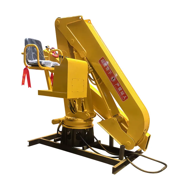 Car folding arm crane light truck modification and installation