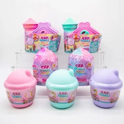 CryBaby Doll Toy Cry Babiesed Magic Tears Cute Figures Surprise Blind Box Children Birthday Gifts Collectible Kids Toys
