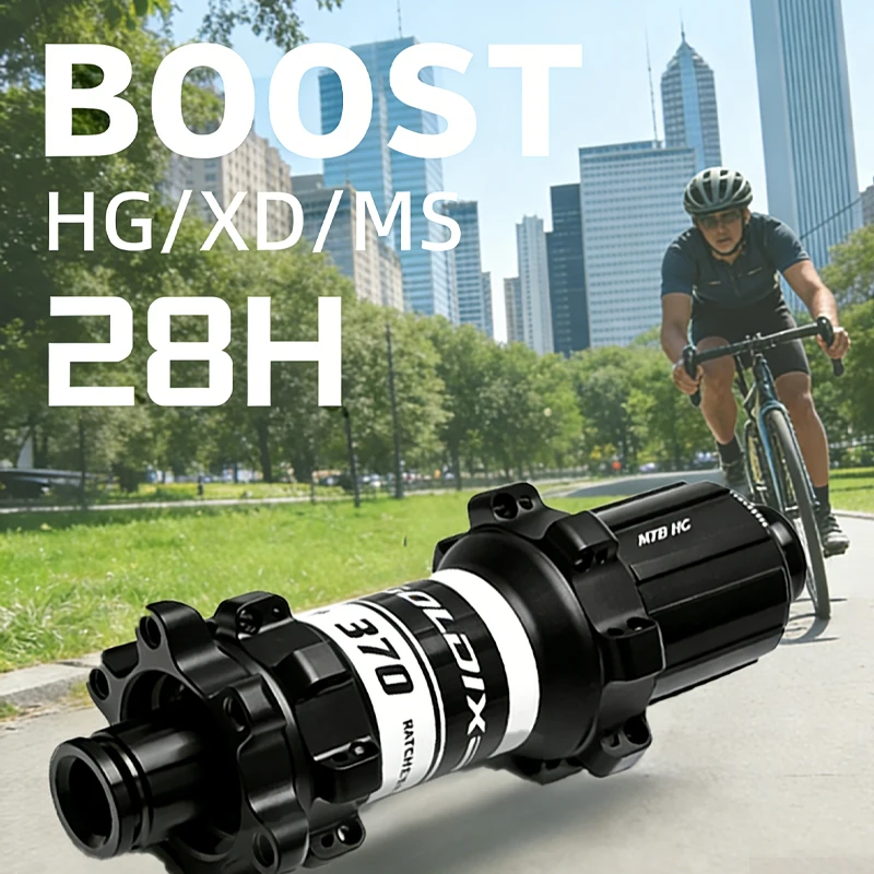 

Goldix Boost 28 Holes Mtb Cube Front 15x110 Rear 12x148 135x10 Hub 36t Ratchet 6-Bolt Sealed Bearing 12-Speed Micro Spline