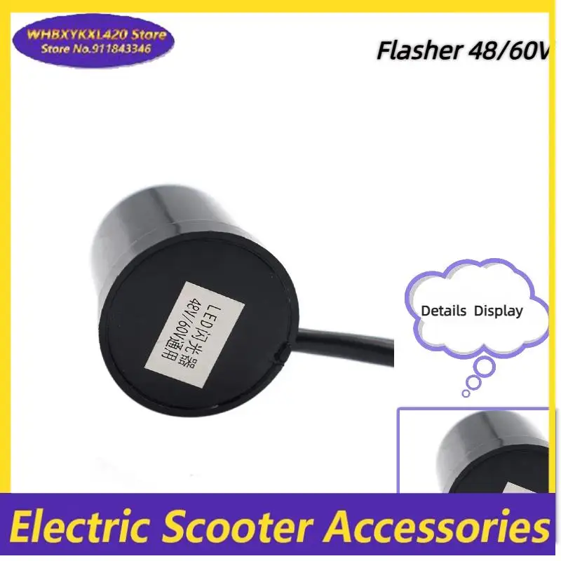 48V-60V LED Turn Signal Flasher Relay for New Electric Scooter Flasher Accessories