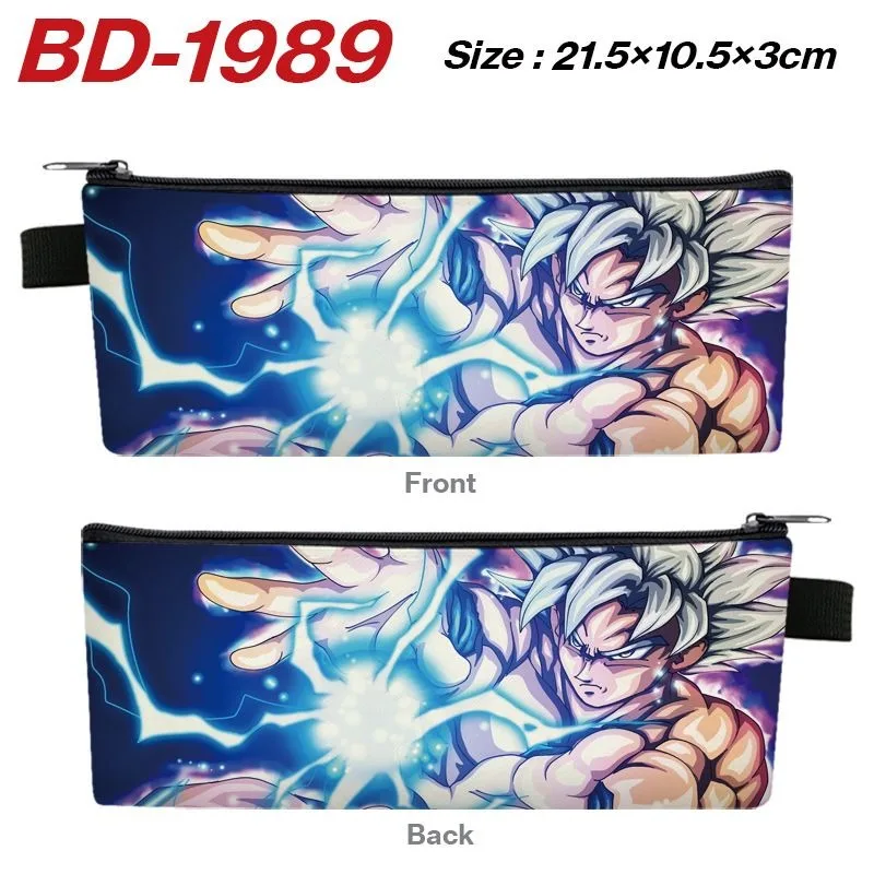 Dragon Ball Anime Cartoon Cartoon Peripheral Zipper Nirvana Bag Primary and Middle School Student Stationery Storage Box