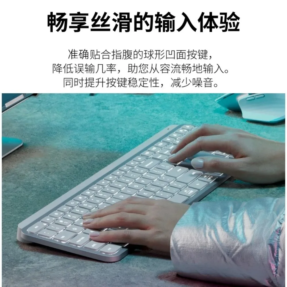 For Logitech MX Keys S + MX Master4 Wireless Bluetooth Keyboard Mouse Combo Ergonomic High-end Mouse (010)