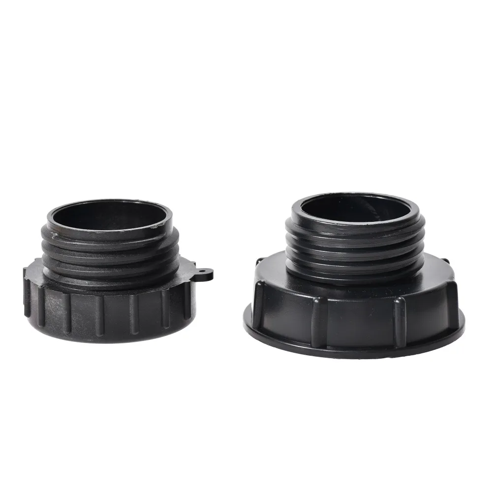 

1 шт., адаптер для бака IBC от 62 мм до 80 мм, прочный пластиковый фитинг для дождевой бочки с быстрым разъемом для шланга для орошения сада