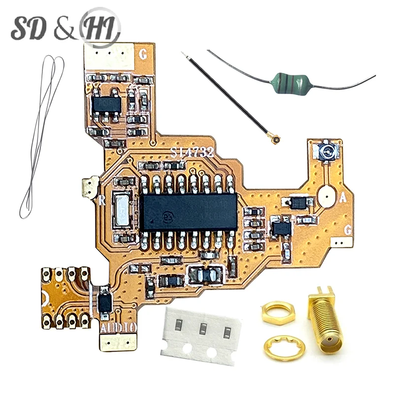

Новый модуль модификации компонентов чипа SI4732 и кварцевого осциллятора для Uvk5/k6 PLUS FPC версии для Quansheng UV-K5 аксессуары