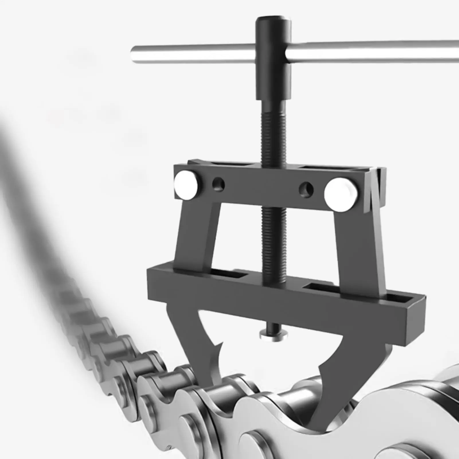 Roller Chain Breaker Tool Secure Clamping Precise Equipment 60-200 Motorcycle Bicycle Chain Puller For Mechanics Enthusiasts