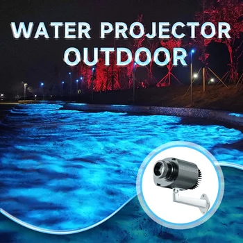 Zewnętrzny wodoodporny projektor Światło sceniczne Krajobraz na imprezę Efekt tętnienia wody Projektor światła Fala wodna Projektor oceaniczny