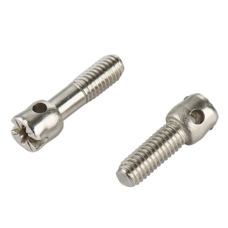 10Pcs M3 M4 M5 M6 Stainless Steel Lead Sealing Screw With Hole For Electric Meter