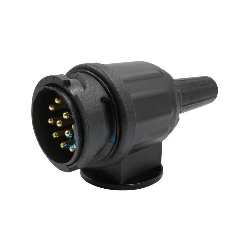 

10PCS European 13-core trailer plug socket 12V RV plug socket connector adapter accessories European standard