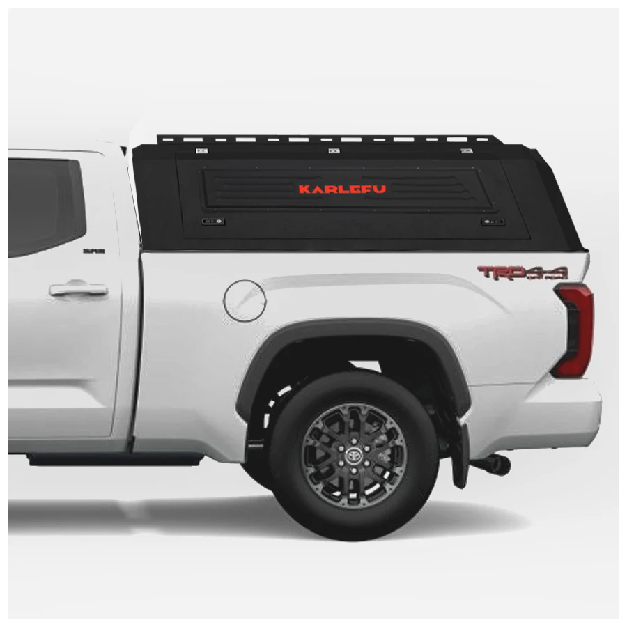 

Legendary Auto Parts Tundra Truck Camper Canopy Waterproof Aluminum Alloy Hardtop Pickup Canopy with Locking Function Tru