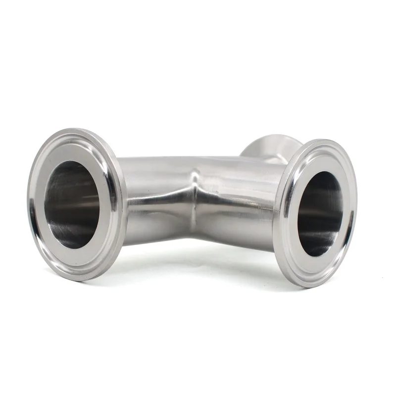 OD19mm-102mm Pipe OD 50.5-119MMSS304 316L Stainless Steel Sanitary Tee Fitting Suitable For 1.5 \