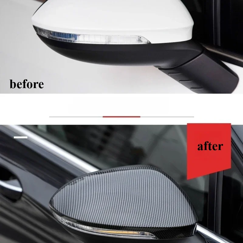 For Volkswagen Golf 8/8.5/GTI/rline 2021 Rear View Mirror Modified Accessories Tremella Reflector Cover Decoration MK8/8.5 Tools