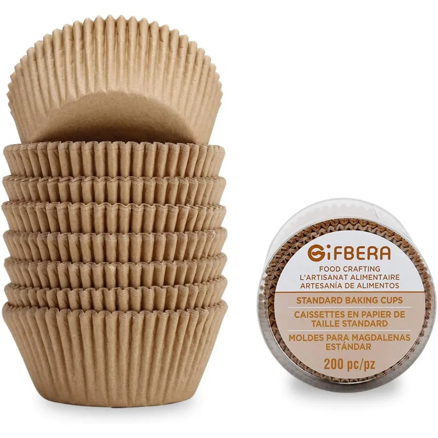 

Вкладыши для кексов без запаха, стандартные жиронепроницаемые бумажные чашки для выпечки кексов, 200 шт., бирювый цвет