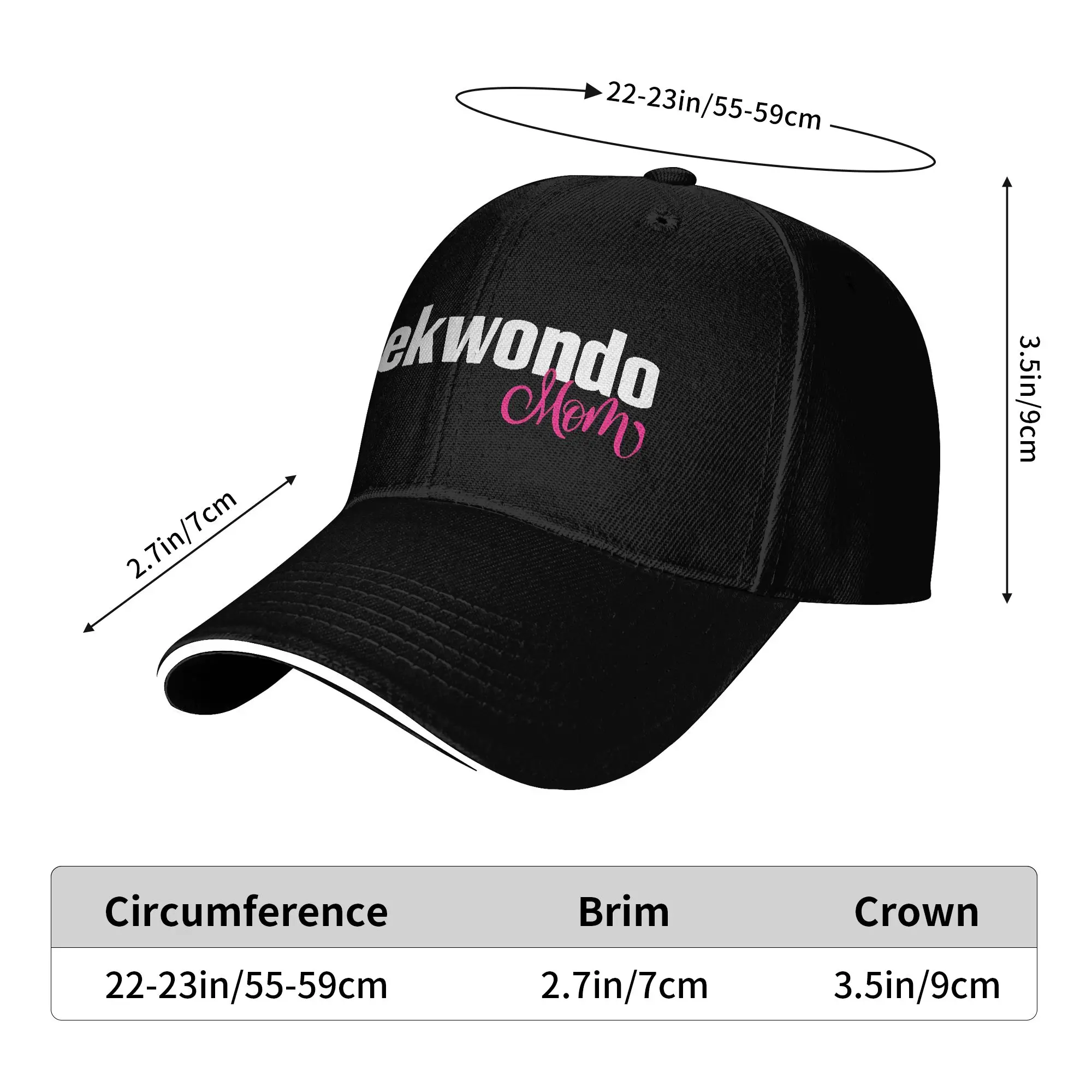 Taekwondo Mom Baseball Cap  Men Adult Design Trucker Hat Summer Streetwear Outdoor Sport Sun Baseball Caps