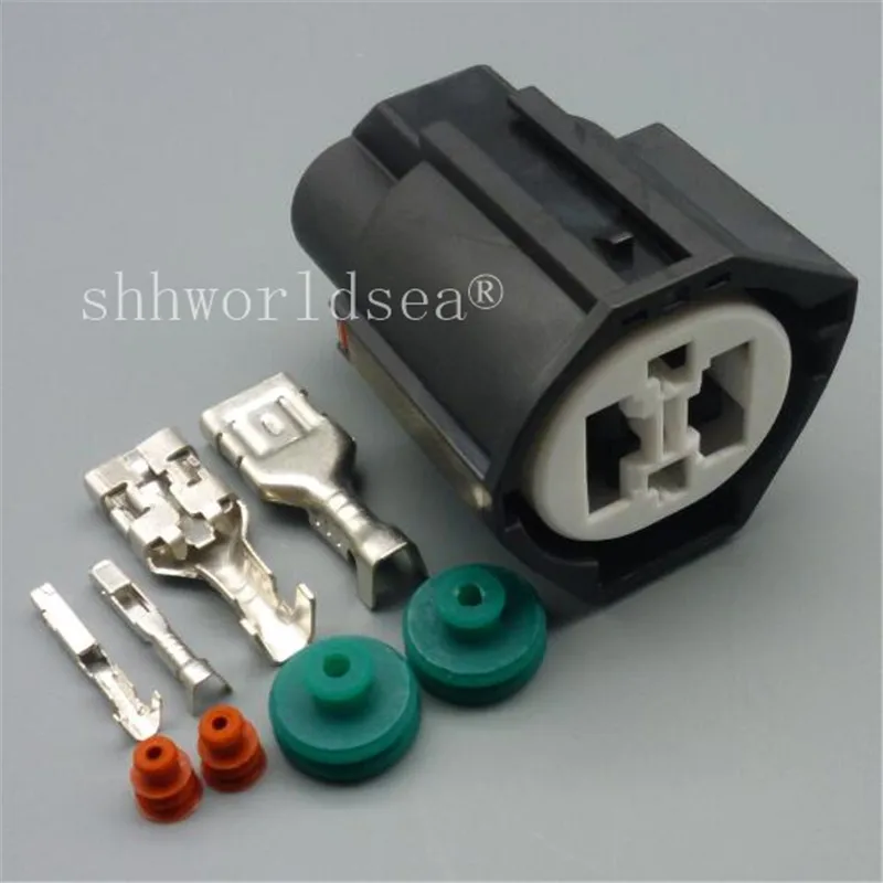 Shhworldsea 4 Pin Waterproof Connector Electric Fan Socket Plug For Ford Focus Volvo Land Rover 7282-8497-90 7283-8497-90