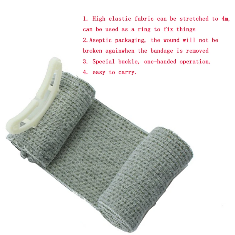 Medical Trauma Kit Israeli Bandage 4/6inch Emergency Security Protection For Outdoor Camping Hiking Wound First Aid