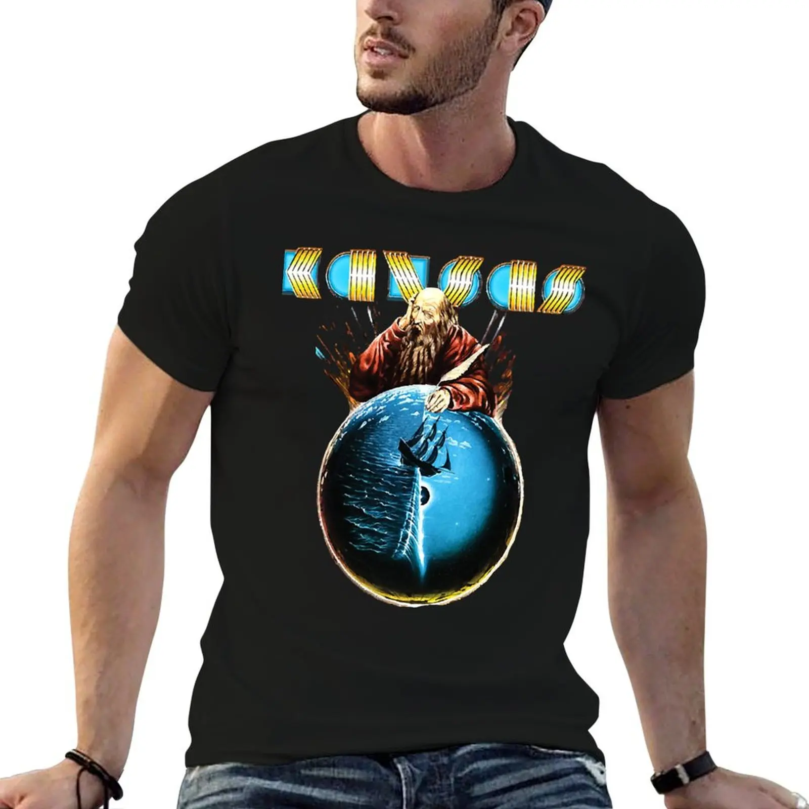 

kansas band T-Shirt t shirt for man man t shirts high quality luxury brand T-Shirt
