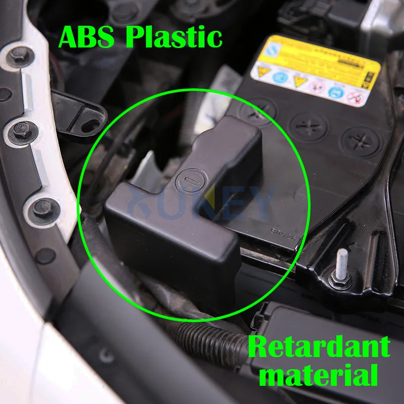 For Nissan Altima Teana L33 Maxima A36 Murano Z52 2013 - 2020 Engine Battery Negative Cable Clamp Clips Terminal Cover Stickers