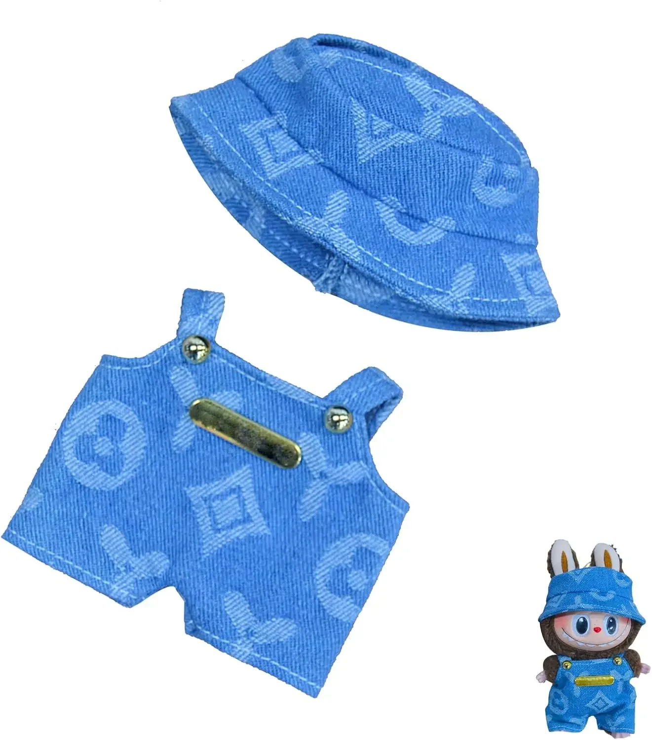 Fortschrittlicher Luxus-Wollanzug für Labubu Idols V1-V2 |   Süßes, stilvolles Puppenzubehör-Set, hochwertige Design-Kleidung für Sammlerstücke