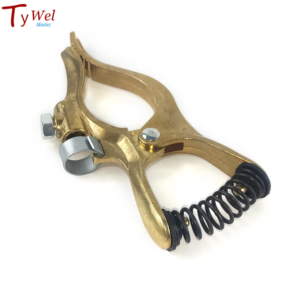 Professional 300A Welding Ground Clamp for Industrial MIG MMA TIG Plasma Submerge Earth Cable Holder Heavy Duty G Welder Clamp