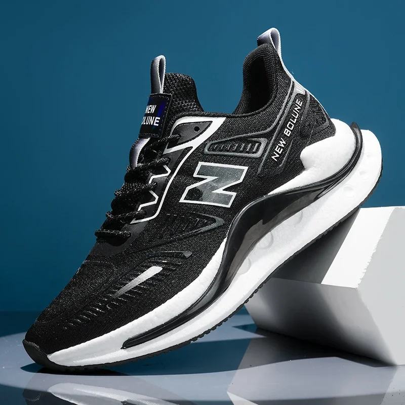 Running Shoes Men Women Breathable Flat Comfortable Non-Slip Soft Platform Casual Sports Shoes Mesh Trendy Sneakers Man image 6