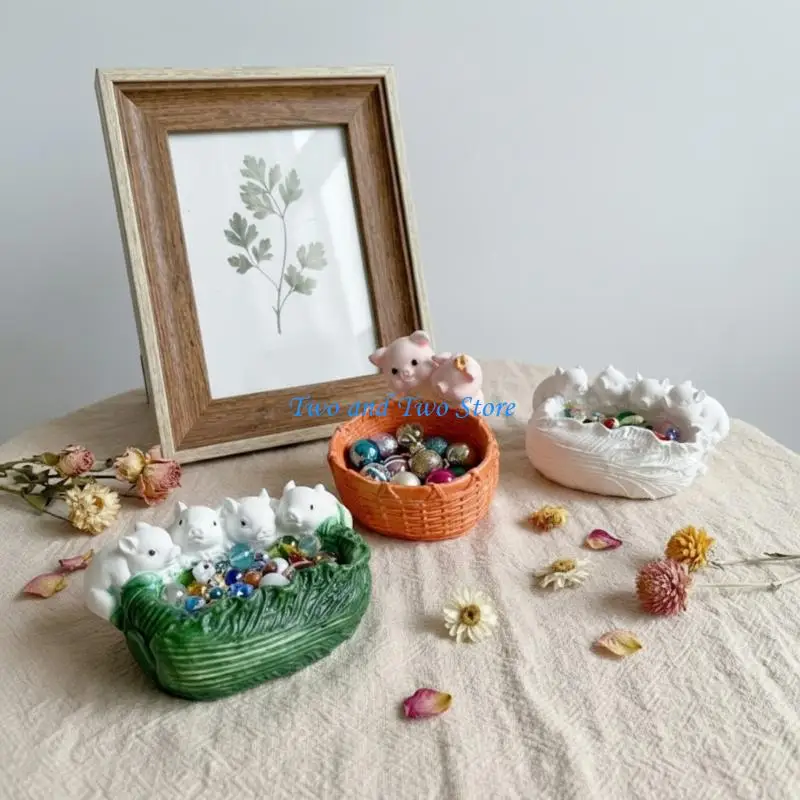 HX6F Resin Planter Molds Holder Molds Suitable for Crafting Jewelry Making