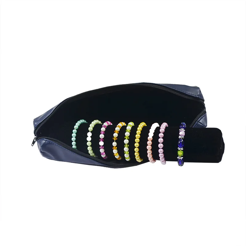 เครื่องประดับผู้ถือบาร์พร้อมซิปกระเป๋าสร้อยข้อมือกําไลข้อมือนาฬิกา CHAIN Organizer กระเป๋าแบบพกพาเครื่องประดับกระเป๋า