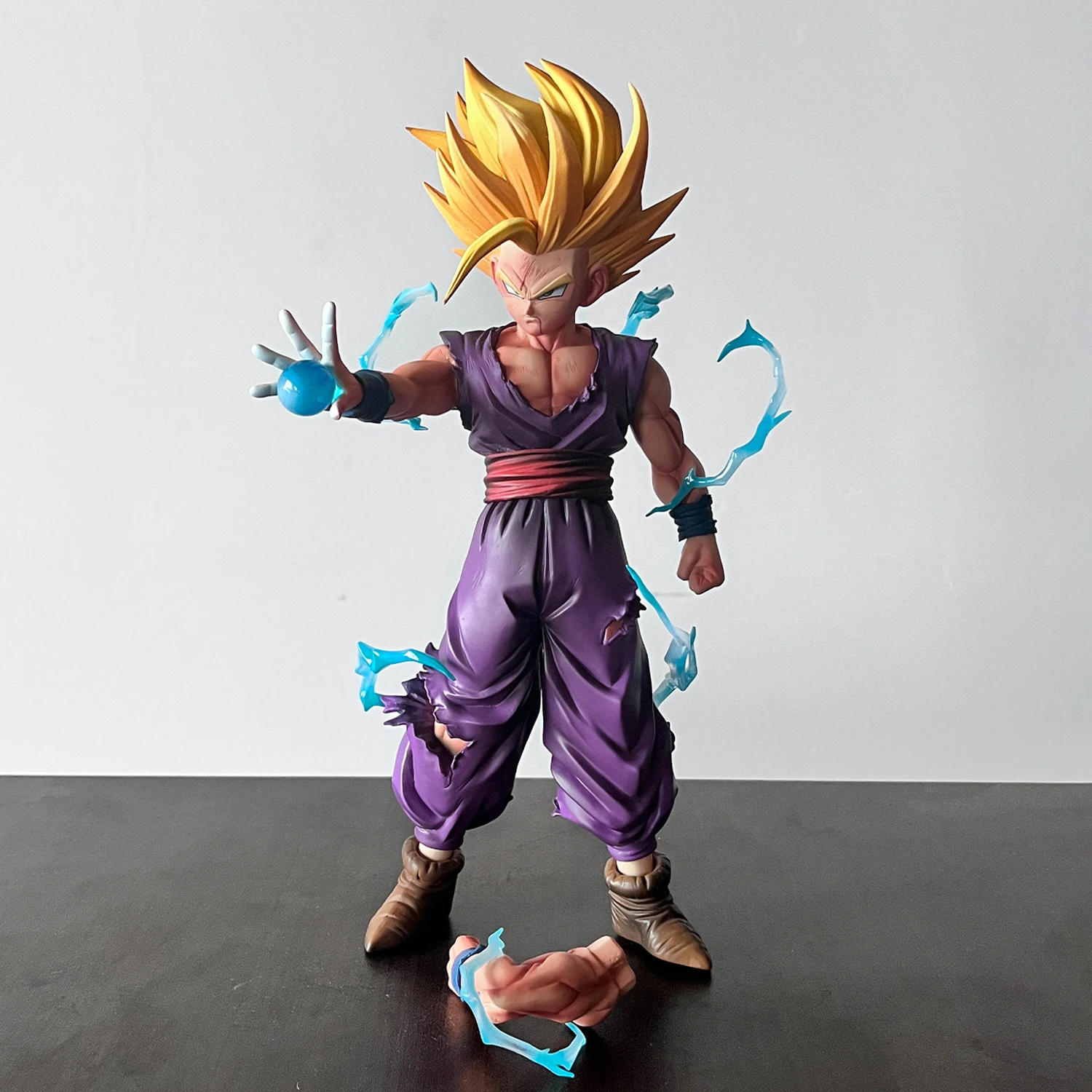 Figura VF de Dragon Ball Z, Son Gohan, brazos intercambiables, Gohan Super Saiyan, 25.5cm/10.04 pulgadas, estatua de PVC, juguete coleccionable, regalo.