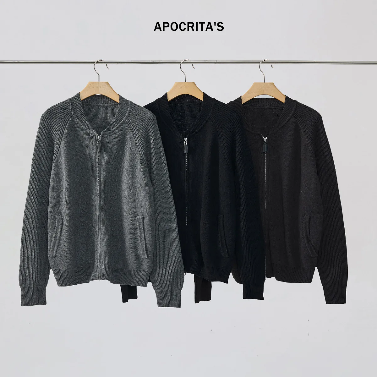 

Men's Knitted Wool Sweater Long Sve Loose oulder Open Cardigan Casual Wear Daily Scene round Ne Chinese Production