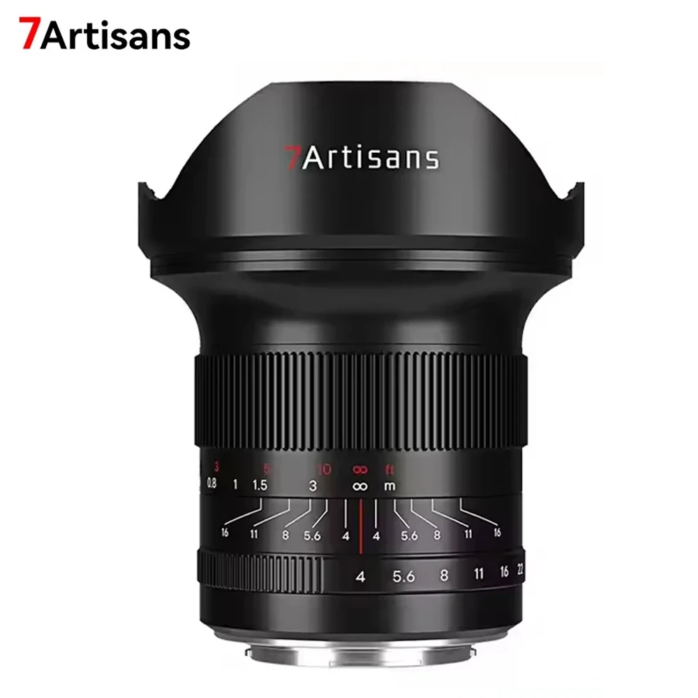 

7artisans 15mm F4 ASPH Full Frame Ultra-wide Angle Manual Prime Lens for Nikon Z5 Canon R6 Sony A6000