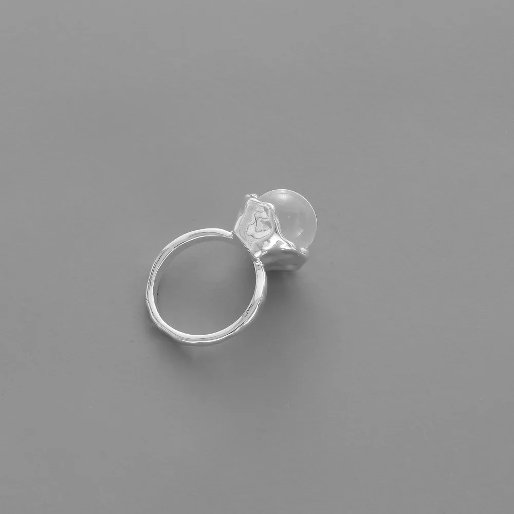 Flower Bud Charm Light Luxury Ring for Women Closed Ring 2026 New Hot Style Niche Design High-end Jewelry Gift