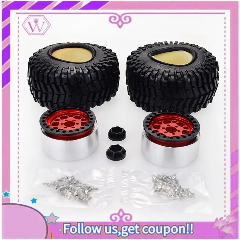

Aluminum Wheels Tires For RC Car 1/10 For Axial SCX10 D90 RC4WD DIY Modified Cars