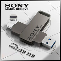 SONY PenDrive 2TB High Speed USB Type C Flash Drive 1TB Metal Pendrive 512GB 256GB Portable Memoria USB Stick For Xiaomi Phone