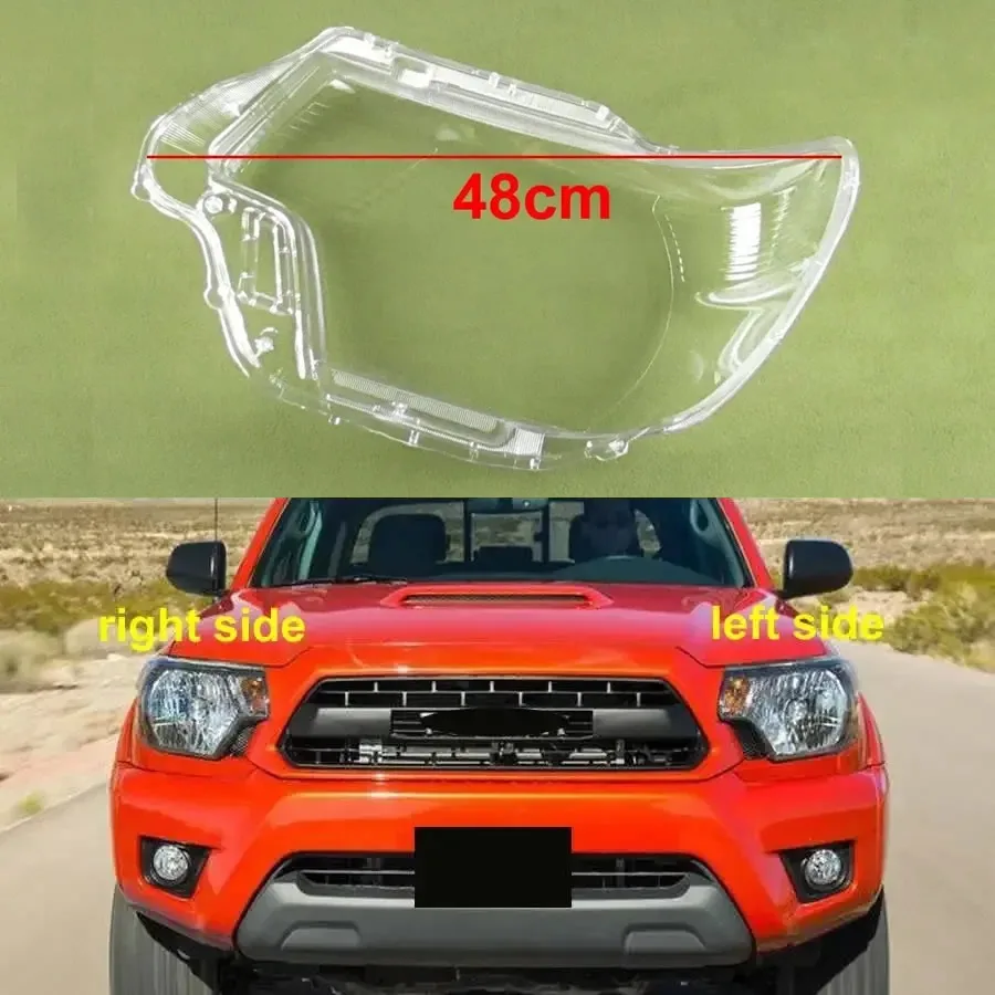 

For Toyota Tacoma 2012 2013 2014 2015 Headlamp Housing Transparent Mask Cover Headlight Shell Plexiglass Replace Original Lens
