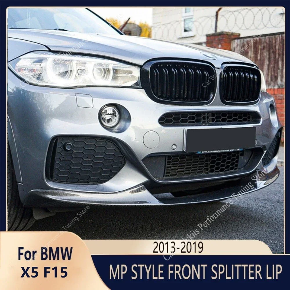 

For Bmw F15 M Performance Style Front Bumper Splitter Lip Spoiler Diffuser X5 25d 30d 40d 35i 40e M50i M50d Bodykits 2013-2019