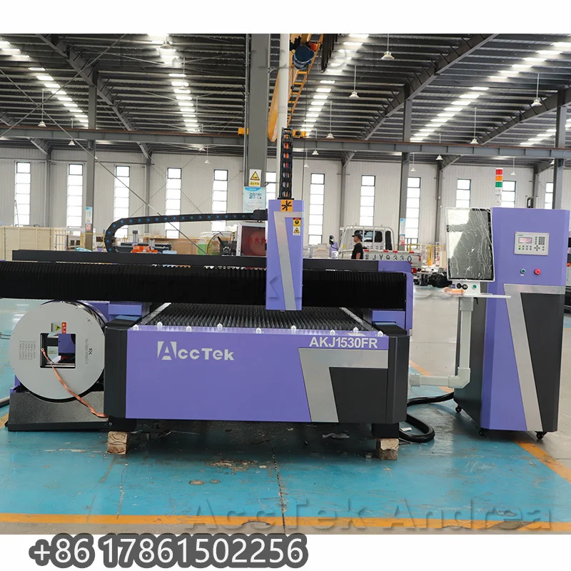 Aluminium Sheet Fiber Laser Metal Cutting Machine Industrial Laser Equipment Plate And Tube Cutter