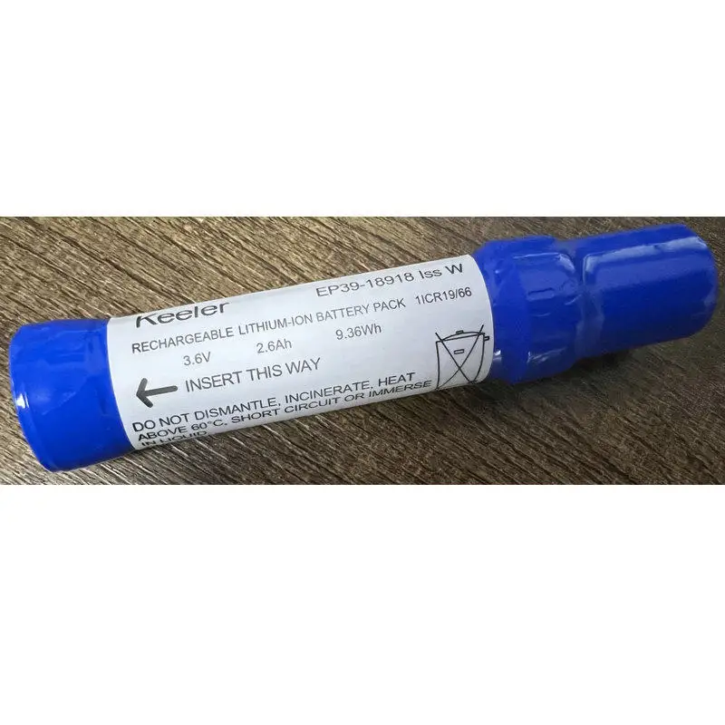 

Подходит для замены аккумулятора KEELER EP39-18918 3,7 В 2,6 Ач.