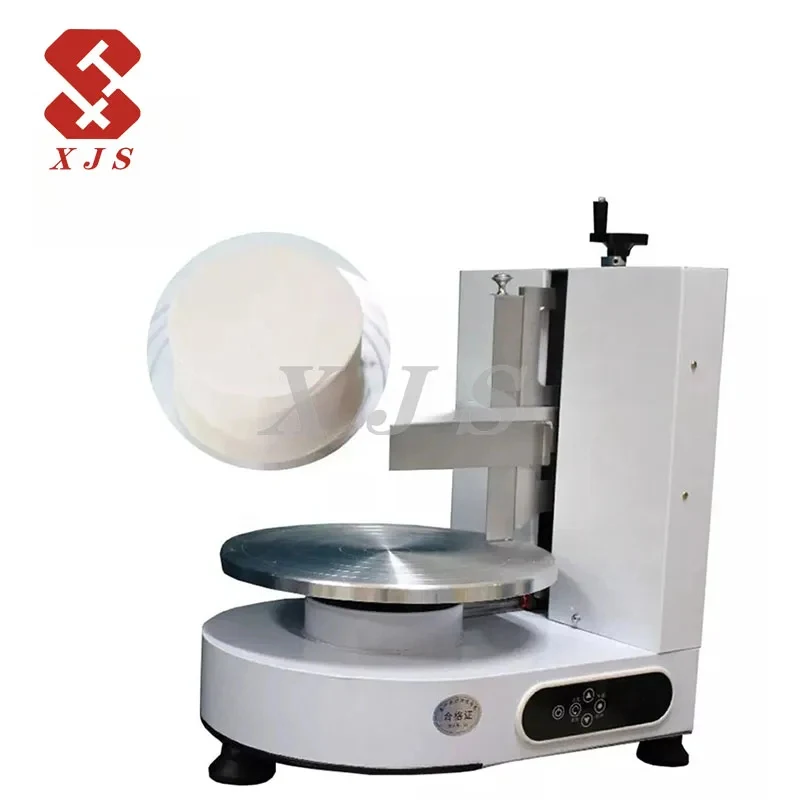 

Automatic Baking Equipment Birthday Cake Decoration Cream Depositor Smoother Icing Sugar Coating Machine