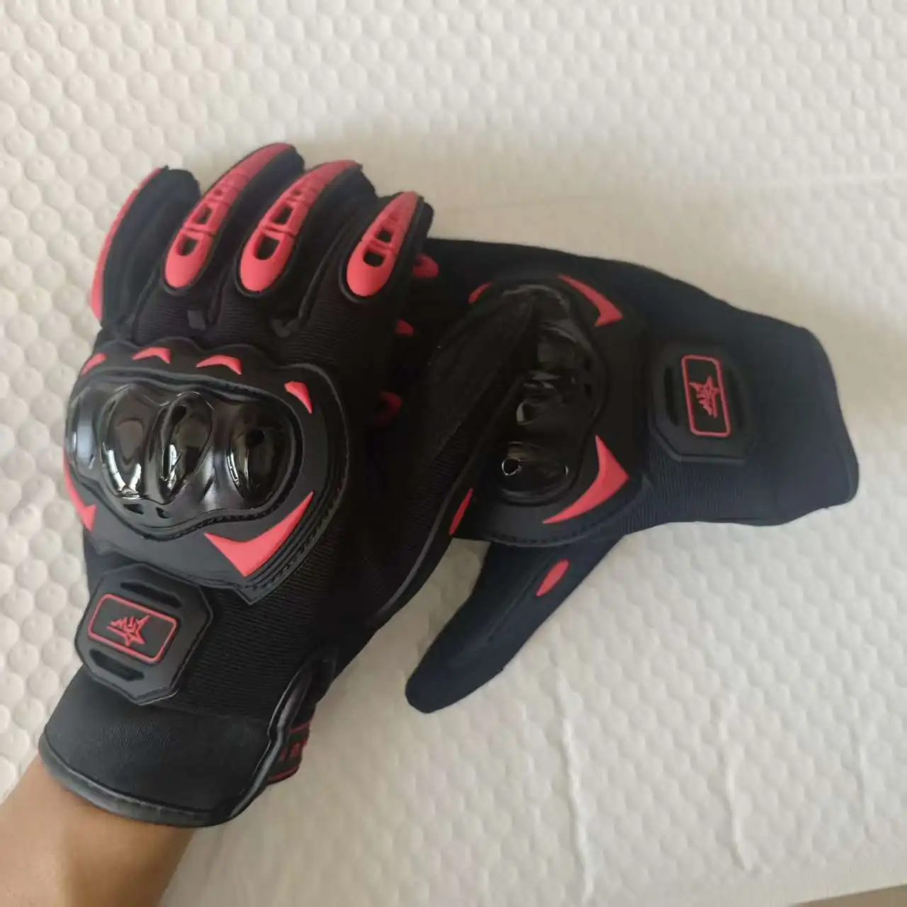 

Motorcycle Cycling Gloves Touchscreen Fabric Breathable Full Finger Outdoor Climbing Riding Luvas For Outdoor Sports Protection