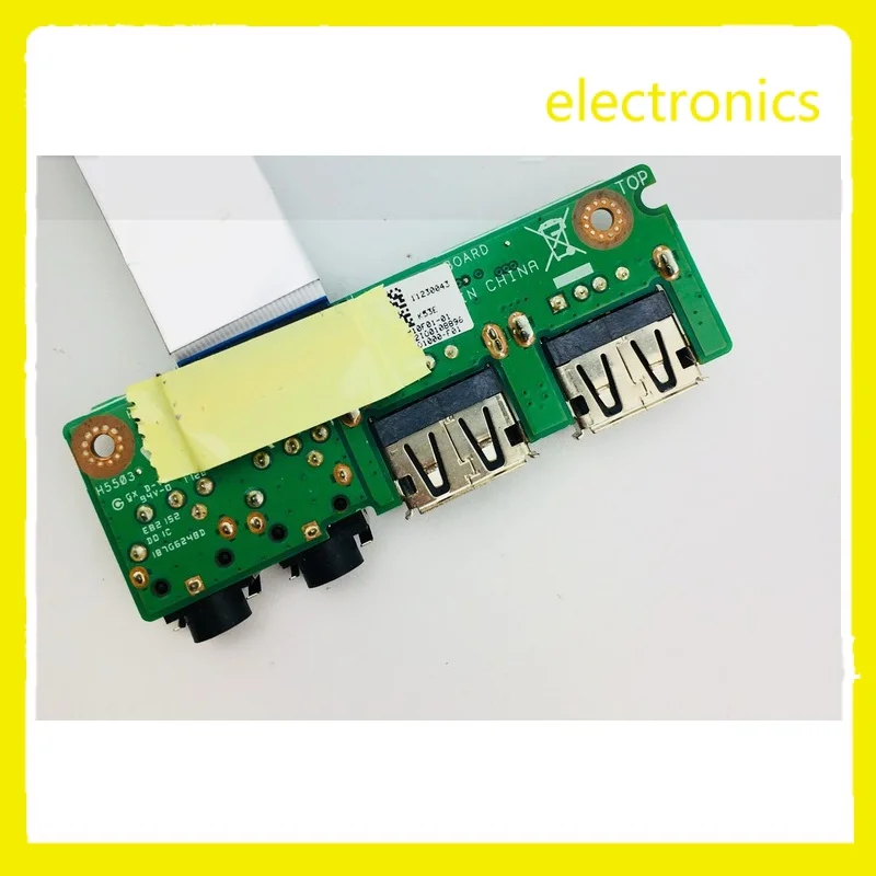 Original Laptop USB AUDIO JACK Audio USB Board for Asus K53SV A53S X53S K53S K53SD P53D S P53Sj K53E X53E A53E