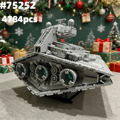 

UCS Imperial Destroyer Ultimate Spacecraft MOC | Building Blocks Party Guest Gift 75252 4784PCS |
