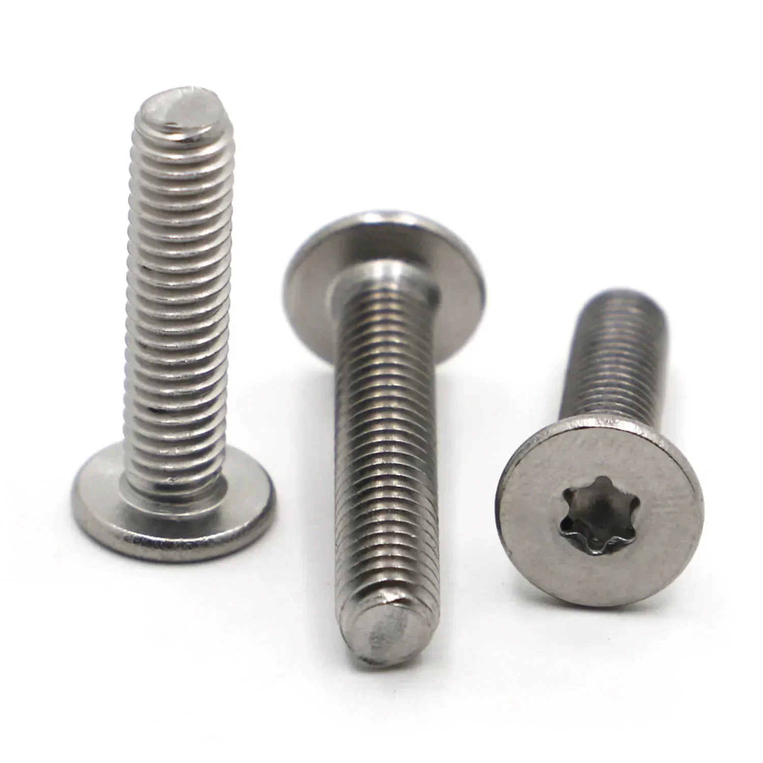 

5-50Pcs 304 Stainless Steel Ultra-Low Profile Torx Head Wafer Bolts M1.6 M2 M2.5 M3 M4 M5 M6 M8 A2-70 Grade Hexalobular Screws