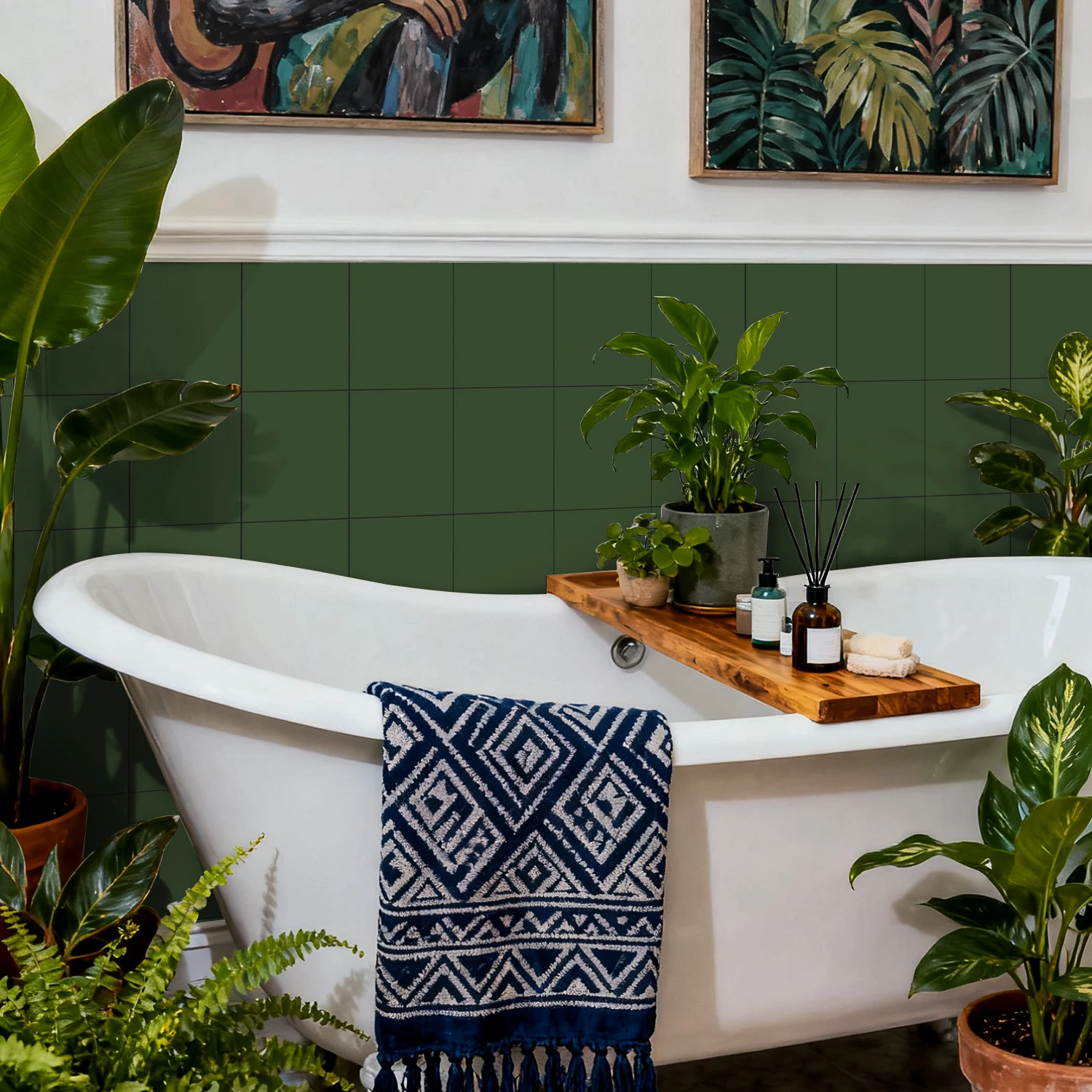 

Solid color detachable wall tile sticker, suitable for home decoration wall stickers on kitchen and bathroom walls