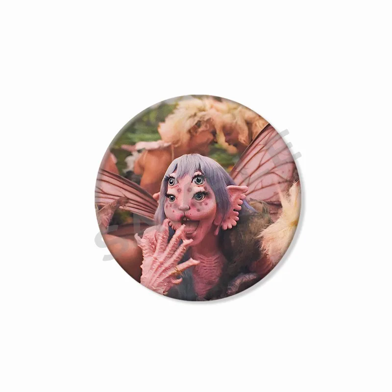 Popular Singer Melanie Martinez Pins Aesthetic Music Album Cover Enamel Badge Funny Round Brooch Pin on Backpack Fans Collection